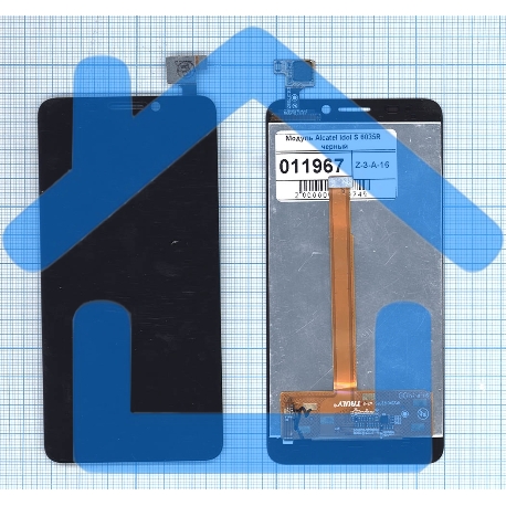 Дисплей для Alcatel One Touch Idol S 6035R черный