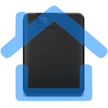 Внешний жесткий диск Western Digital Elements Portable WDBU6Y0050BBK-WESN 5ТБ 2,5