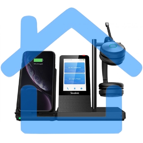 Гарнитура беспроводная Yealink WH66 Dual UC-20