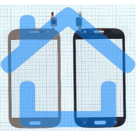 Сенсорное стекло (тачскрин) для Samsung Galaxy Grand Neo Duos GT-I9060 золотистое