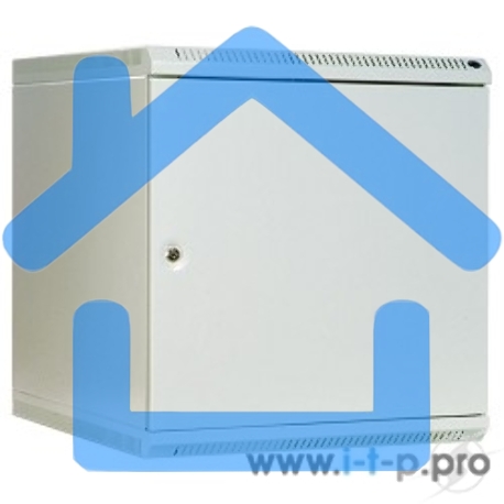 Шкаф телеком. настенный разборный 9U (600х650), съемные стенки, дверь металл (ШРН-М-9.650.1)-6