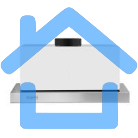 Вытяжка встраиваемая Gefest ВО 4501 К20 белый/серебристый, 50 см, 600 куб. м/ч, 77 дБ-1