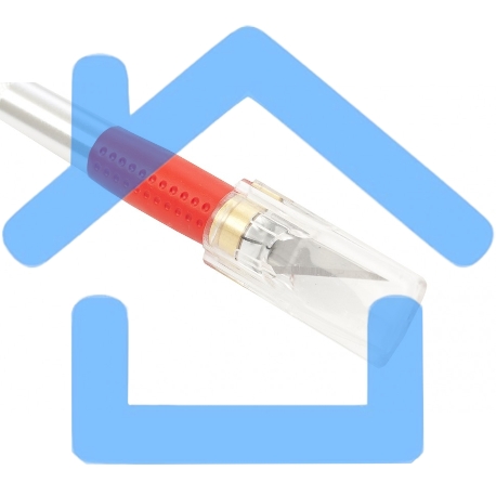 Нож Matrix для дизайнерских работ, двухкомпонентная рукоятка, 5 запасных лезвий-1