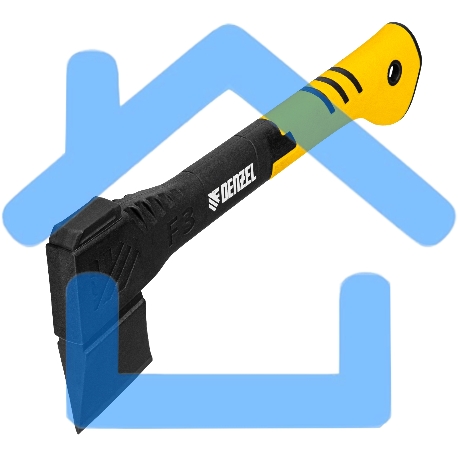 Топор-колун Denzel 21430 F3, 640 гр, двухкомпонентная рукоятка, 320 мм-7