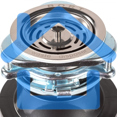 Измельчитель пищевых отходов Bort TITAN 4000 390 Вт; 4,2 кг/мин; 2800 об/мин; 1200 мл; Металл ; набор аксессуаров 4 шт [91275769]-5