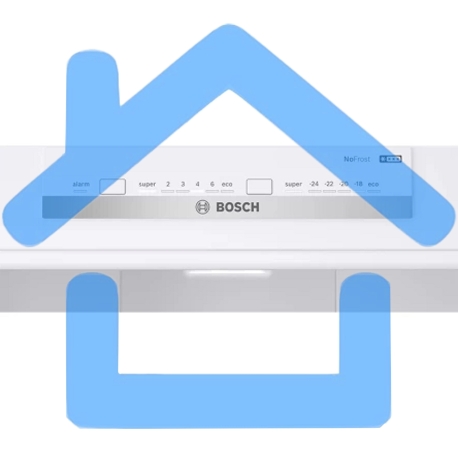 Холодильник Bosch KGN55VL21U нержавеющая сталь двухкамерный 400/105л морозилка снизу