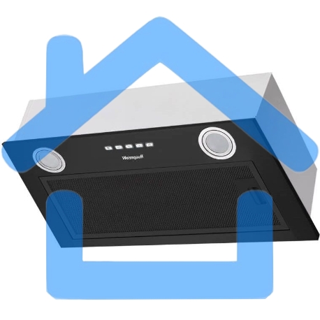 Вытяжка встраиваемая Weissgauff Fiona 60 BL черный, 53 см, 850 куб. м/ч, 49 дБ