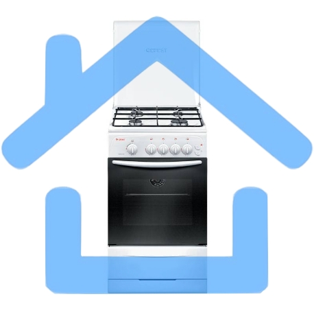 Плита газовая Gefest ПГ 3200-06 белый, конфорок 4 шт, духовка 42 л, 50 см x 85 см x 57 см-1