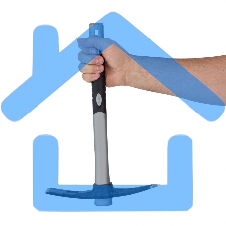 Кирка Matrix mini 400 г фибергласовая обрезиненная рукоятка 385мм-5