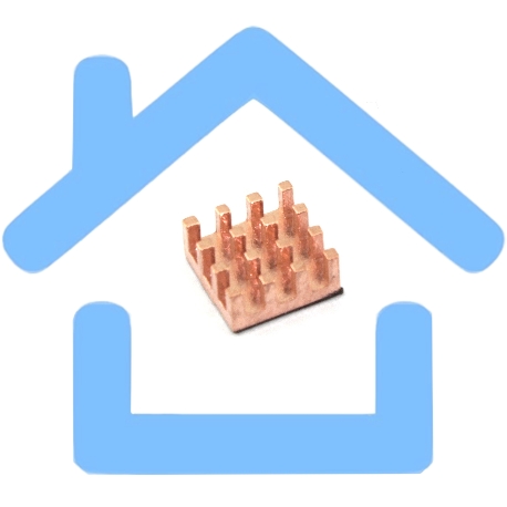 Медный радиатор 3M 9448A 9х9х4 мм с термоскотчем