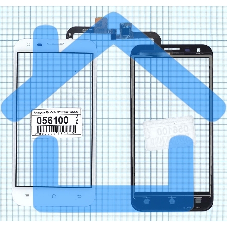 Сенсорное стекло (тачскрин) для Fly IQ454 EVO Tech 1, белое-1