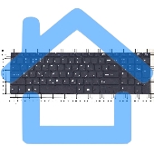 Клавиатура для ноутбука Sony FIT 15 SVF15 черная