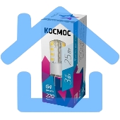 Лампа светодиодная LED 3Вт 220В G4 4500К КОСМОС LksmLED3wJCG4220v45