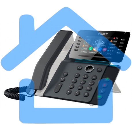 Телефон IP Fanvil V65 черный (упак.:10шт)-4