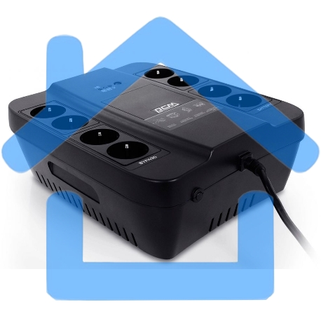 Источник бесперебойного питания Powercom Spider SPD-850N 510Вт 850ВА черный-3