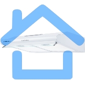 Вытяжка козырьковая Maunfeld MP-1 50 белый/прозрачный, 50 см, 520 куб. м/ч, 49 дБ