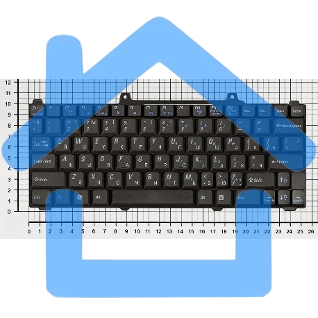 Клавиатура для ноутбука Dell Inspiron 700M 710M черная-4