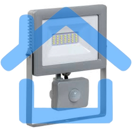 Прожектор Iek LPDO702-30-K03 СДО 07-30Д светодиодный серый с ДД IP44 IEK-2