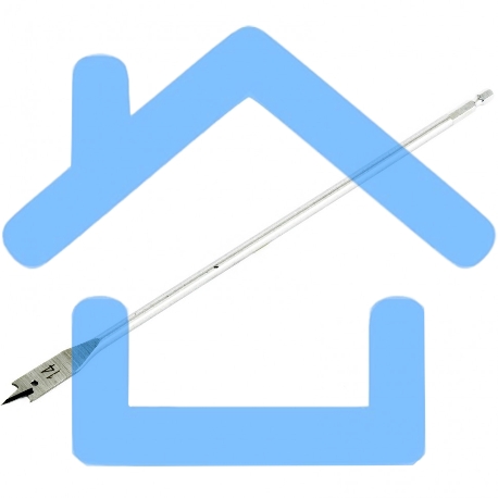 Сверло по дереву перовое удлиненное, 14 х 300 мм, 6-гранный хвостовик Matrix