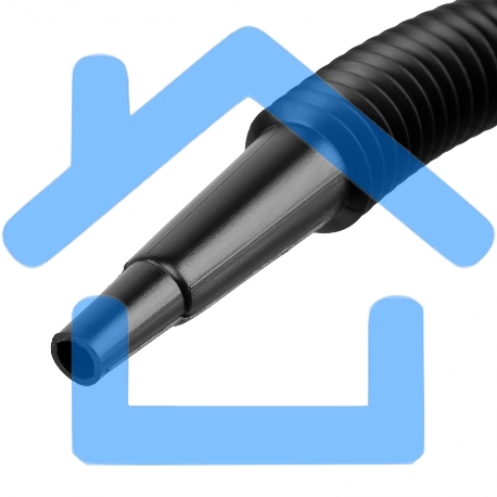 Воронка пластиковая Denzel 135 мм с металлическим ситом и гибким наконечником-5