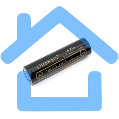 Аккумулятор типа 18650 Li-Ion LiitoKala Lii-22A 2200mAh, 3.7V