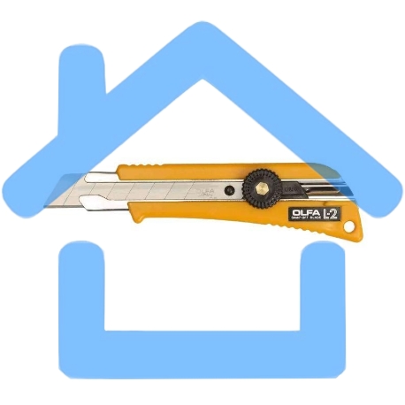 Канцелярский нож OLFA OL-L-2 нерж.сталь пластик