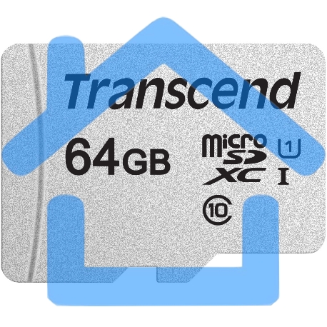 Флеш карта microSD 64Gb Transcend microSDXC Class 10 UHS-I U1, (без адаптера), TLC-4