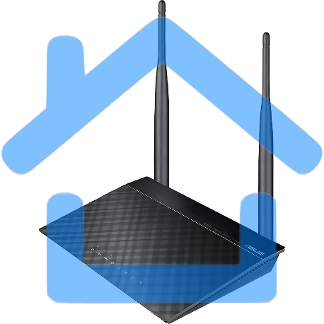 Сетевое оборудование ASUS RT-N12 E WiFi Router (RTL) 802.11b / g / n, 4UTP 10 / 100 Mbps, 1WAN, 300Mbps, 2x2dBi-10