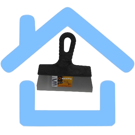 Шпатель ВИХРЬ нерж.cталь пластиковая рукоятка 200мм 73/3/2/20