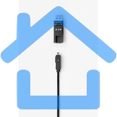 Отсоединяемый модуль, Wize WDP20-T-DL передатчик Display Port (M) - HDMI-D (F)