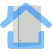 Корпус ST с М/П 1200х800х400мм сварной навесной ДКС R5ST1284