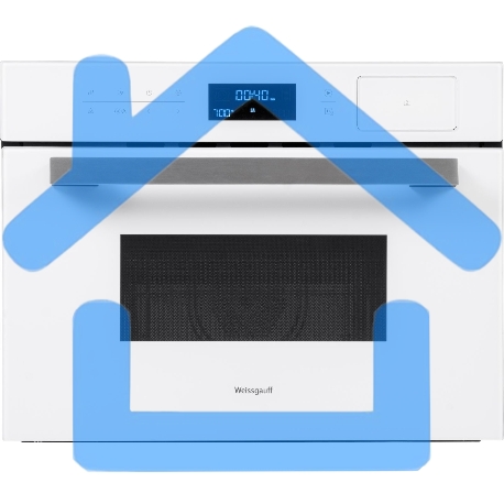 Духовой шкаф электрический Weissgauff OEMS 459 PDW белый, встраиваемый