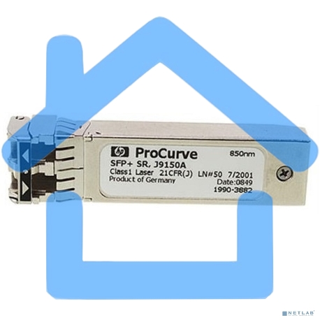 Трансивер HPE J9150D Aruba 10G SFP+ LC SR 300m MMF XCVR-4