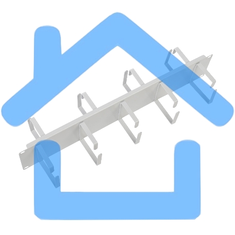 Органайзер кабельный горизонтальный двусторонний 19