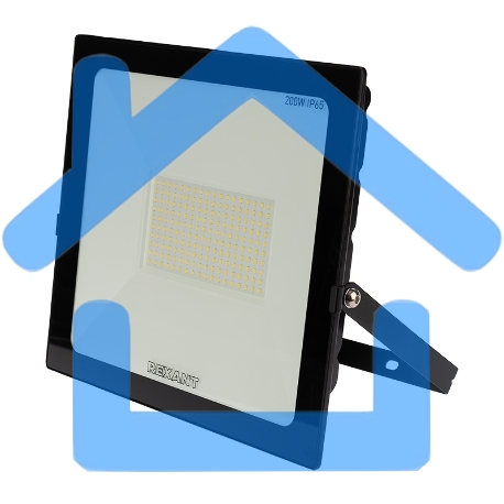 Прожектор светодиодный 200 Вт 200–260В IP65 16000 лм 6500 K холодный свет Rexant