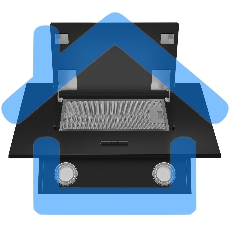 Вытяжка наклонная Maunfeld Tower A 60 черный, 60 см, 650 куб. м/ч, 66 дБ-9