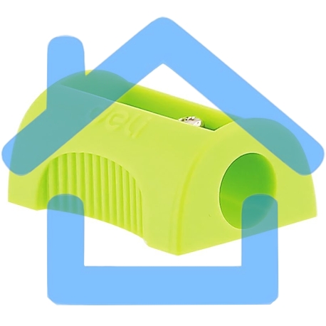 Точилка для карандашей ручная Deli E0594, 1 отверстие, пластик, ассорти, туба-5