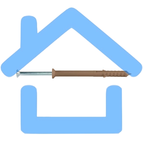 Дюбель-гвоздь PN-UK 6х40 ведро нейлон (уп.500шт) Партнер 44926