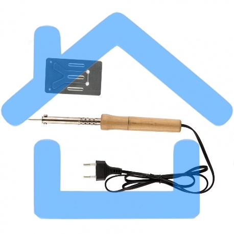 Паяльник с ручкой из дерева, 30 Вт, 220 В SPARTA 913101-1