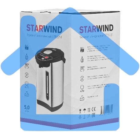 Термопот Starwind STP2251 5л. 750Вт черный/серебристый-7