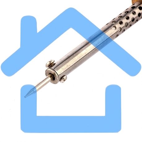 Паяльник с ручкой из дерева, 30 Вт, 220 В SPARTA 913101-3