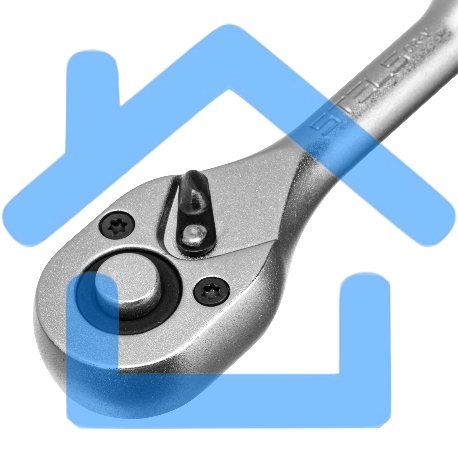 Ключ трещотка 1/4, 72 зуба, с быстрым сбросом. СrV Stels-3