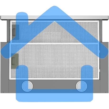 Вытяжка телескопическая HOMSair Flat 50 нержавеющая сталь, 50 см, 520 куб. м/ч, 47 дБ-11