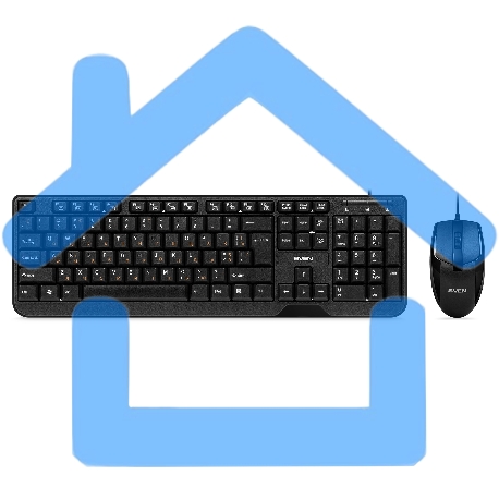 Комплект клавиатура + мышь SVEN KB-S330C черный (104+12Fn)+3кл, 1200DPI)-4