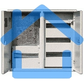 Корпус металлический навесной учетный 2-двер 520х585х160 3-фазн 48мод. DEKraft 30404DEK