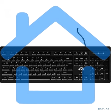 Клавиатура проводная БЕШТАУ КЛ104РУ 104 клавиши, USB, 1,8м, Цвет русской/латинской раскладки (белый/белый) лазерная гравировка, черный МИНПРОМТОРГ (МПТ)-3