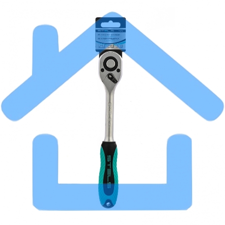 Ключ трещотка 1/2, 72 зуба, с быстрым сбросом. СrV Stels