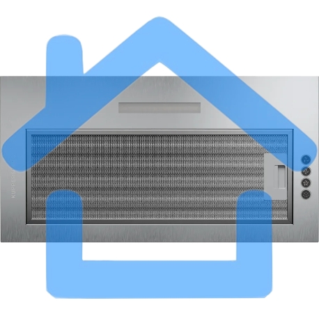 Вытяжка встраиваемая Kuppersberg Intouch 60 X нержавеющая сталь, 54 см, 650 куб. м/ч, 49.5 дБ-3