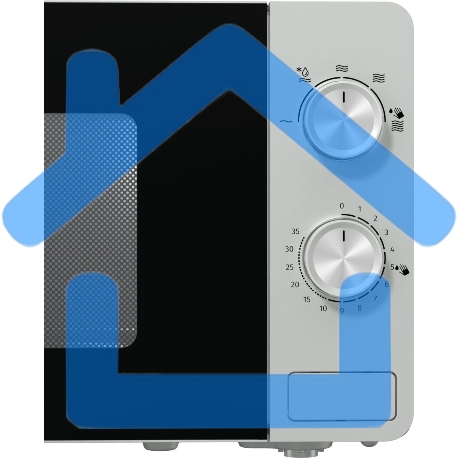 Микроволновая печь Gorenje MO20E1S серебристый, 20 л, 800 Вт, переключатели - поворотный механизм-6