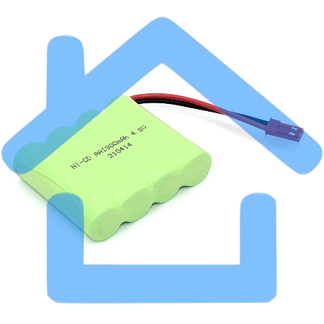 Аккумулятор Ni-Cd 4.8V 1800 mAh AA Flatpack разъем JST